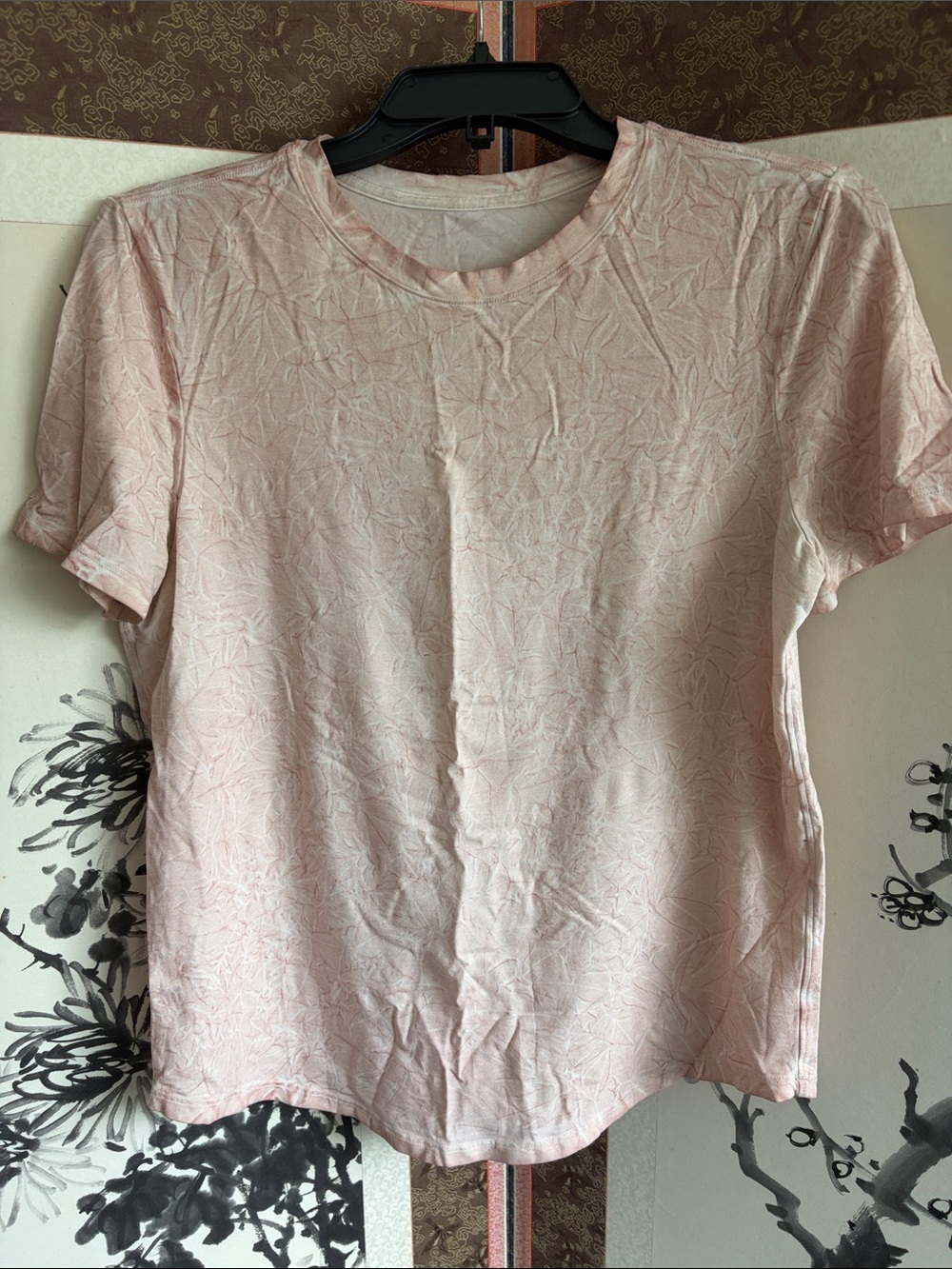 lululemon athletica Short Sleeve Crew Tee in Pale Pink